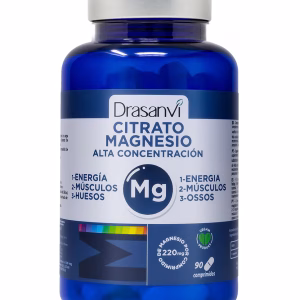 Citrato de Magnésio, Alta Concentração - 90 comprimidos